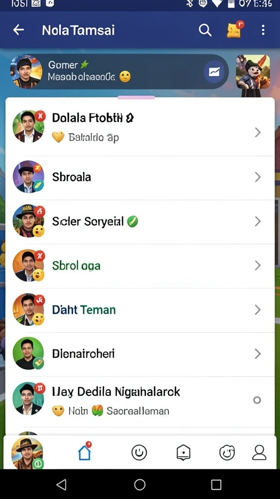 d200m - Screenshot menampilkan karakter utama D200M yang beraksi di arena pertempuran.