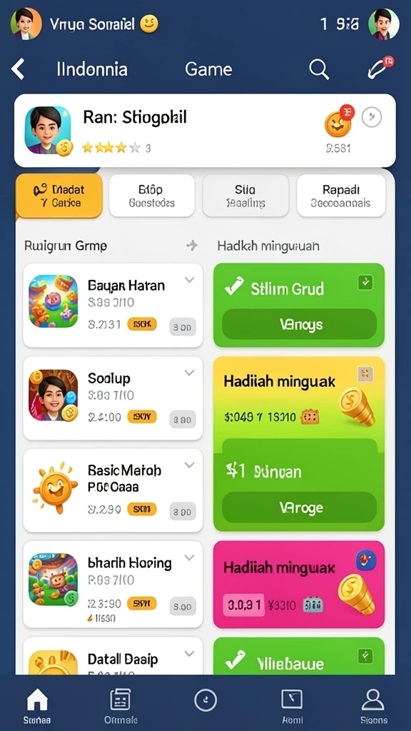 e88 - Tampilan antarmuka yang user-friendly.