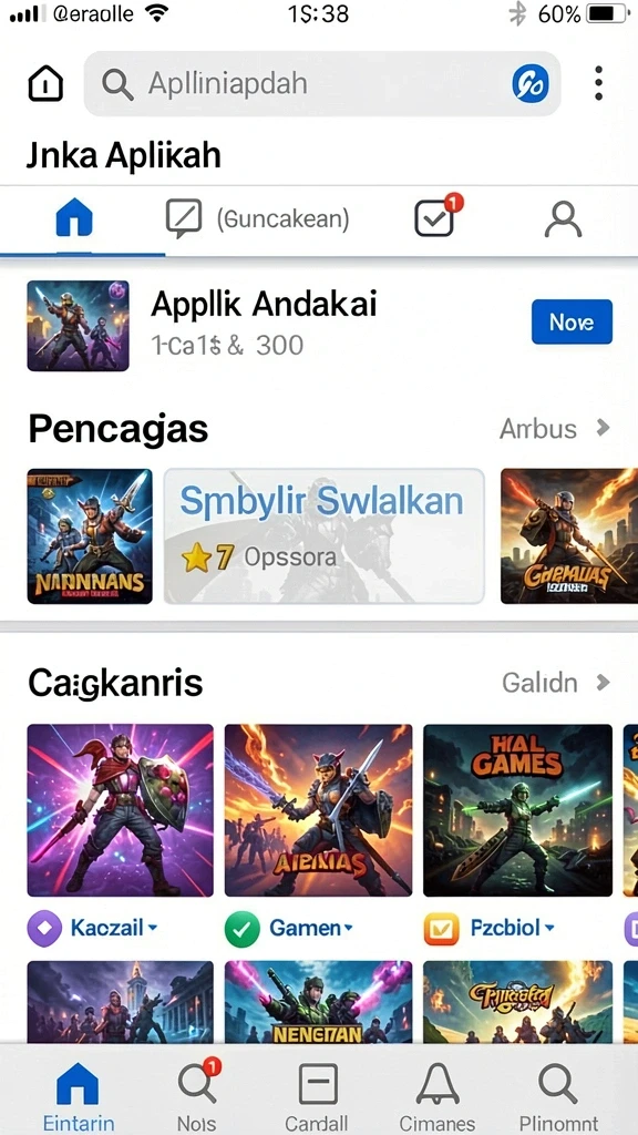 ocatoto - Tangkapan layar menampilkan karakter utama di level pertama.